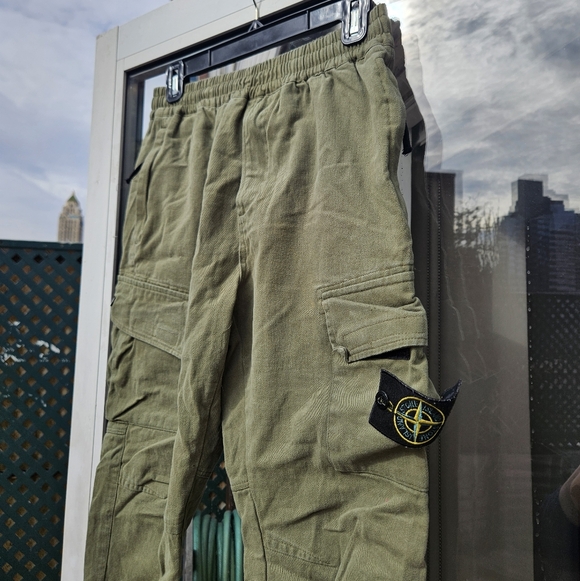 Stone Island Cargo Pants Olive Green Wasit 30 - Picture 2 of 10
